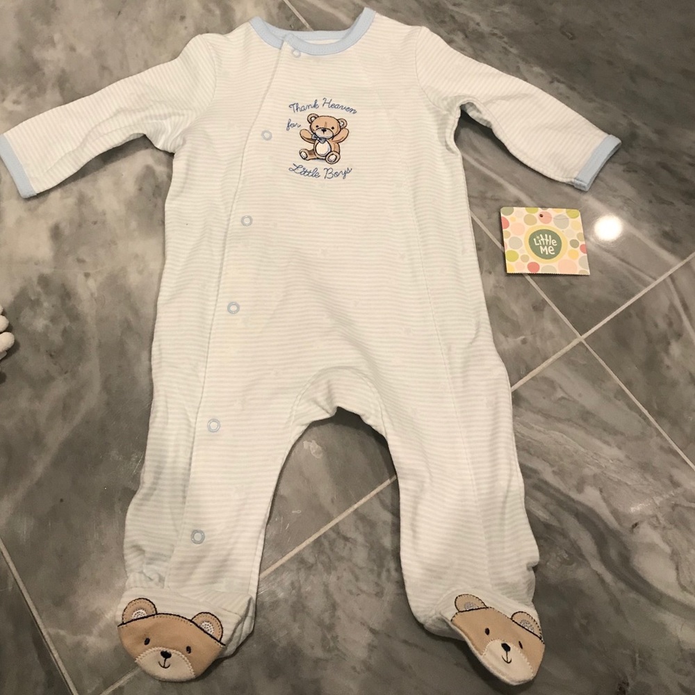 NWT Little Me Footie